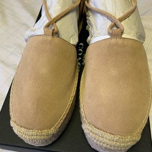 Coach Tan Suede Wedges